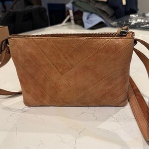 Latico Tan Leather Shoulder Bag